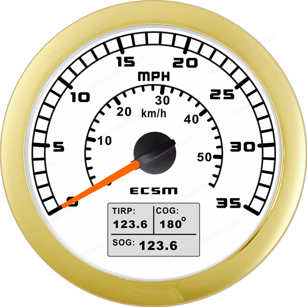 ECT-GPS speedometer 35MPH
