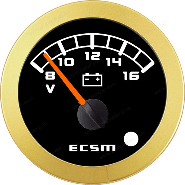 ECT-Voltmeter 12V (with low voltage alarm light)