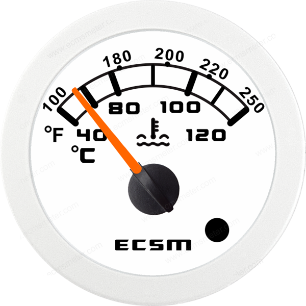 ECT-Water temperature gauge (with high temperature alarm light)