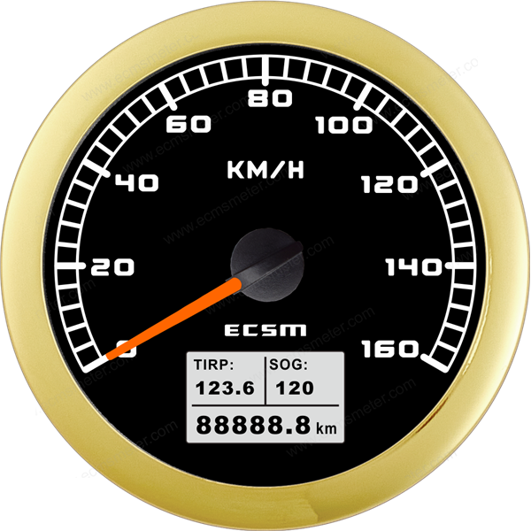 ECT-GPS speedometer  160MPH