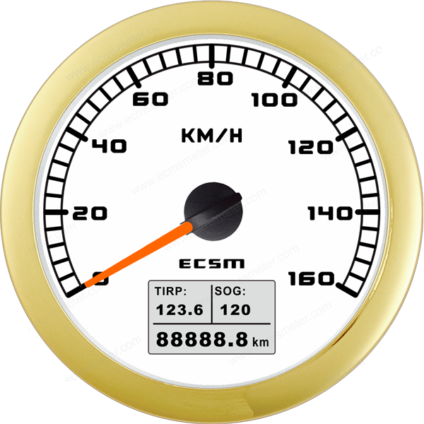 ECT-GPS speedometer  160MPH