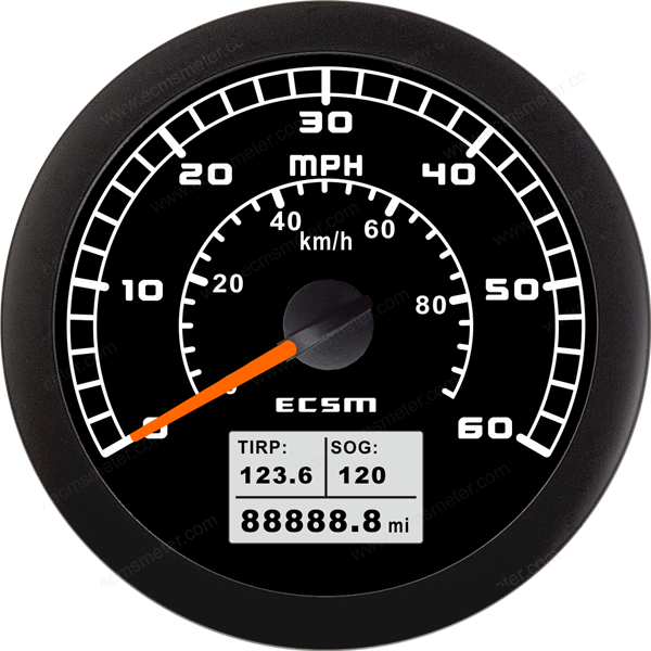 ECT-GPS speedometer 60MPH