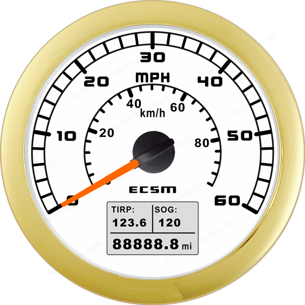 ECT-GPS speedometer 60MPH