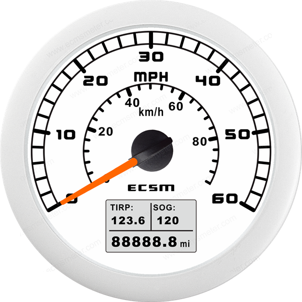ECT-GPS speedometer 60MPH