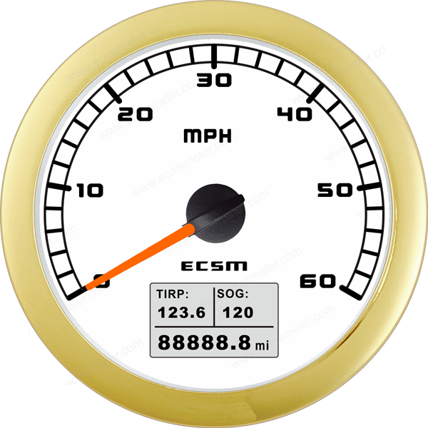 ECT-GPS speedometer 60MPH