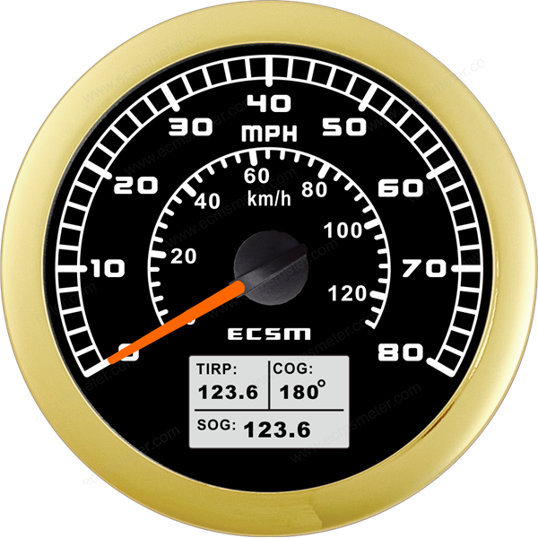 ECT-GPS speedometer 80MPH