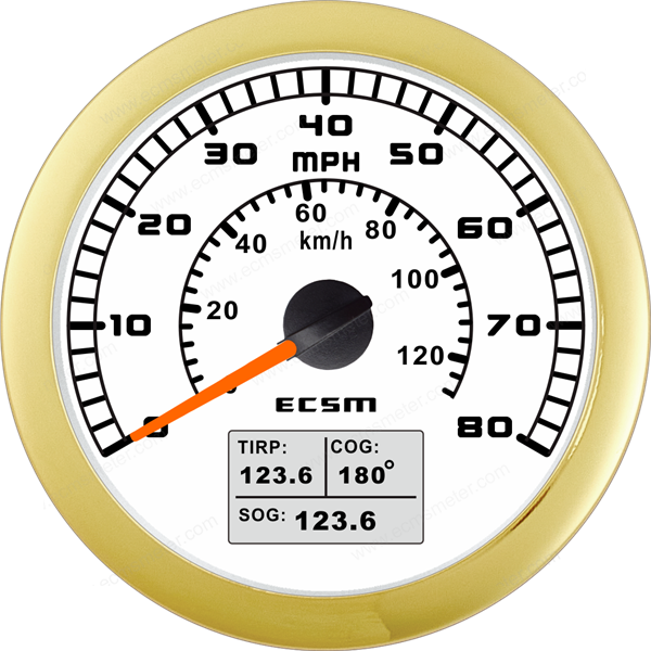ECT-GPS speedometer 80MPH
