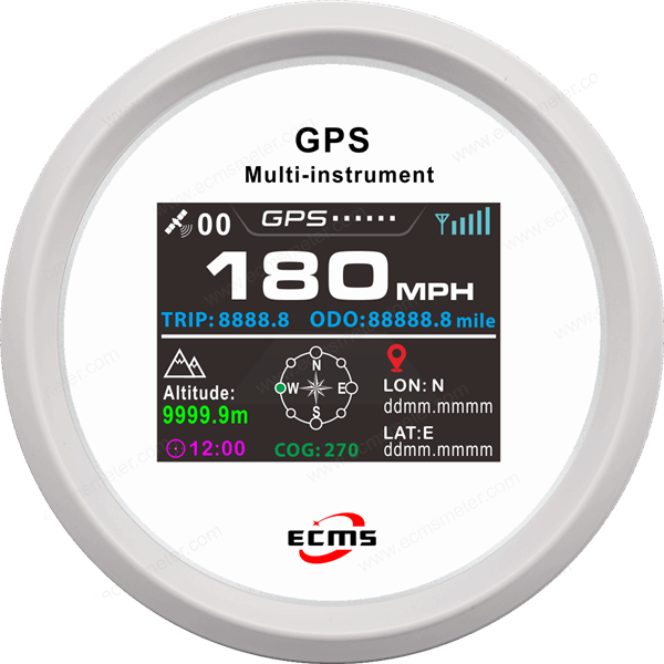 ECP/ECP2-TFT GPS速度/高度仪表
