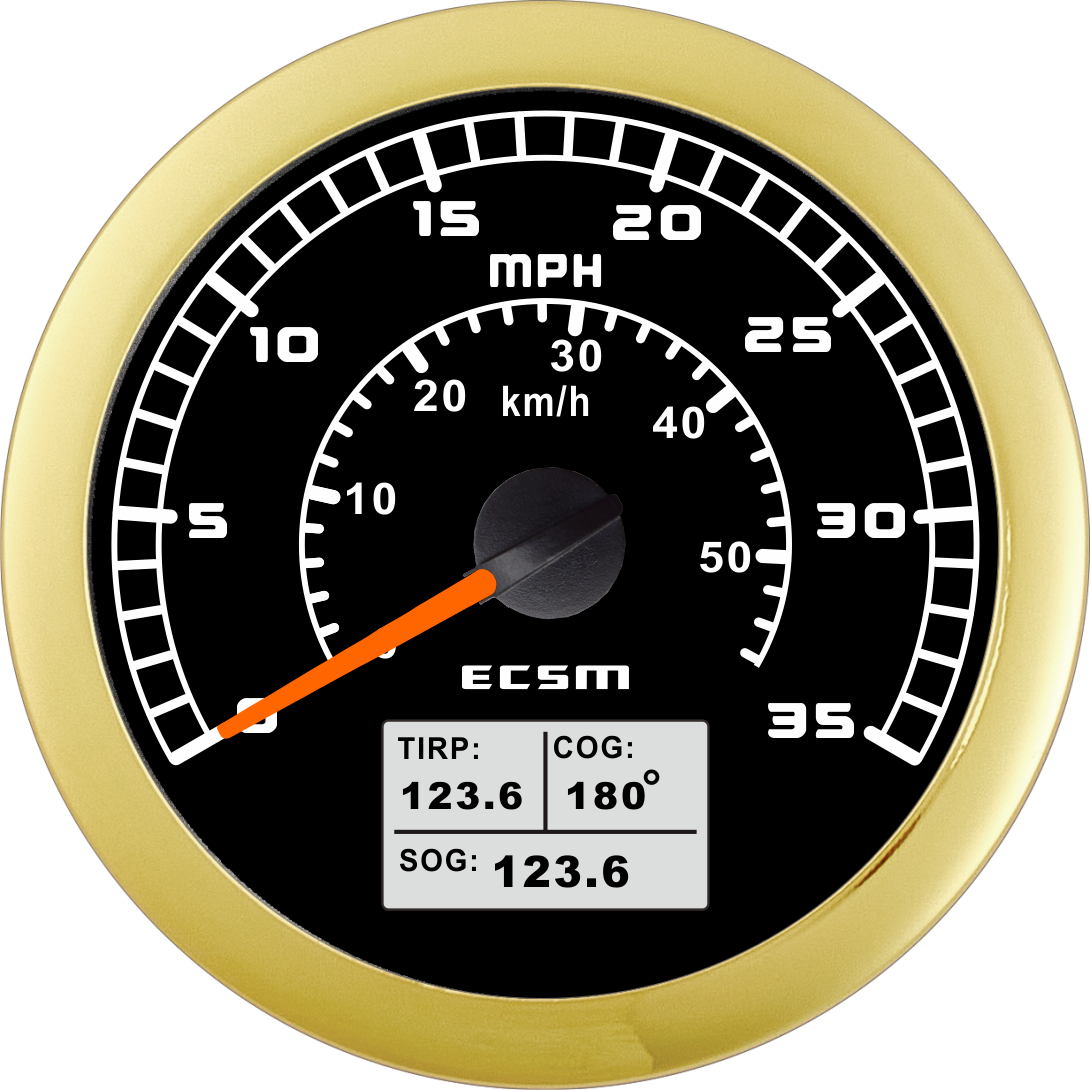 ECT-GPS speedometer 35MPH