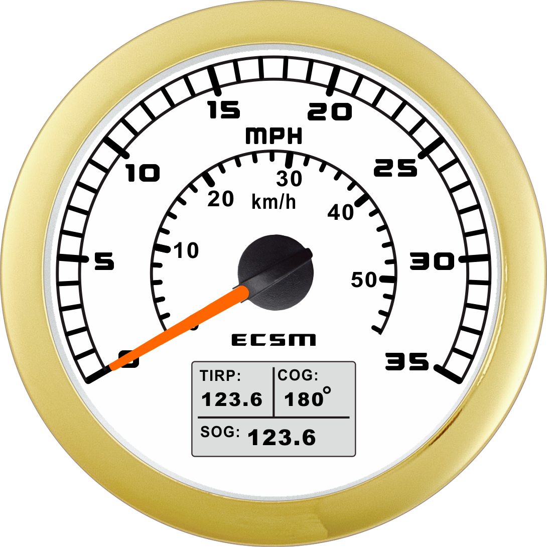 ECT-GPS speedometer 35MPH