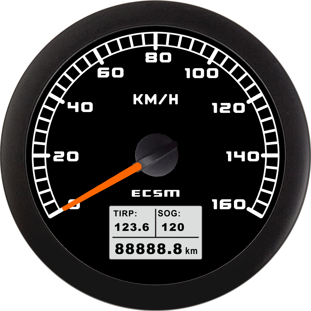 ECT-GPS speedometer  160MPH