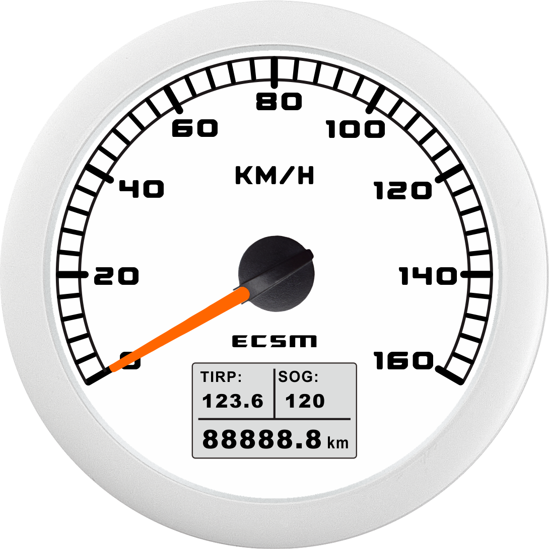 ECT-GPS speedometer  160MPH
