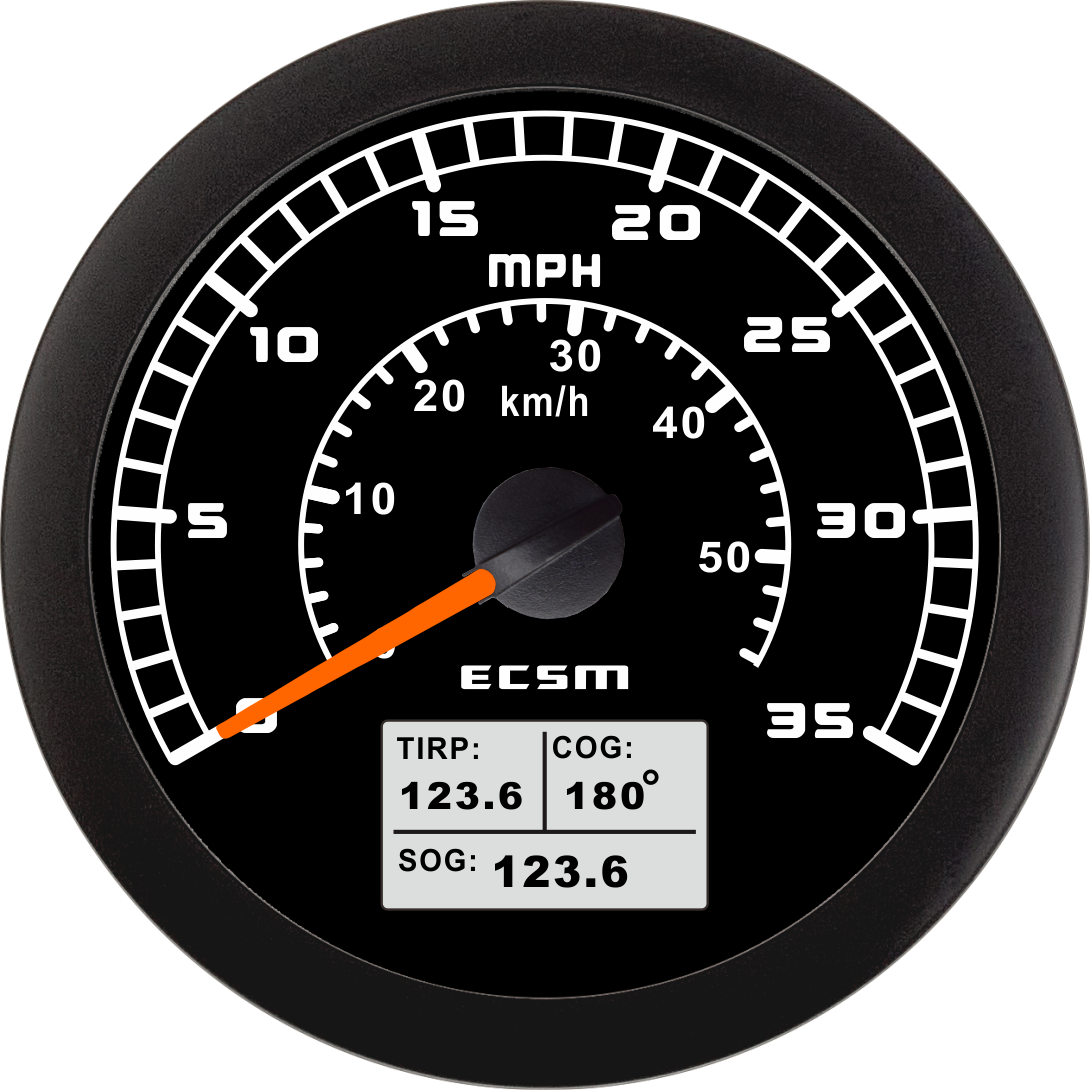 ECT-GPS speedometer 35MPH