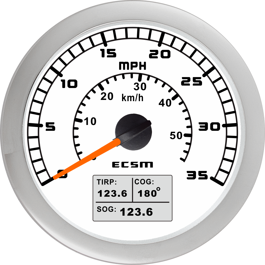 ECT-GPS speedometer 35MPH