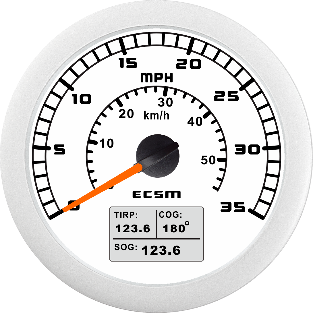 ECT-GPS speedometer 35MPH