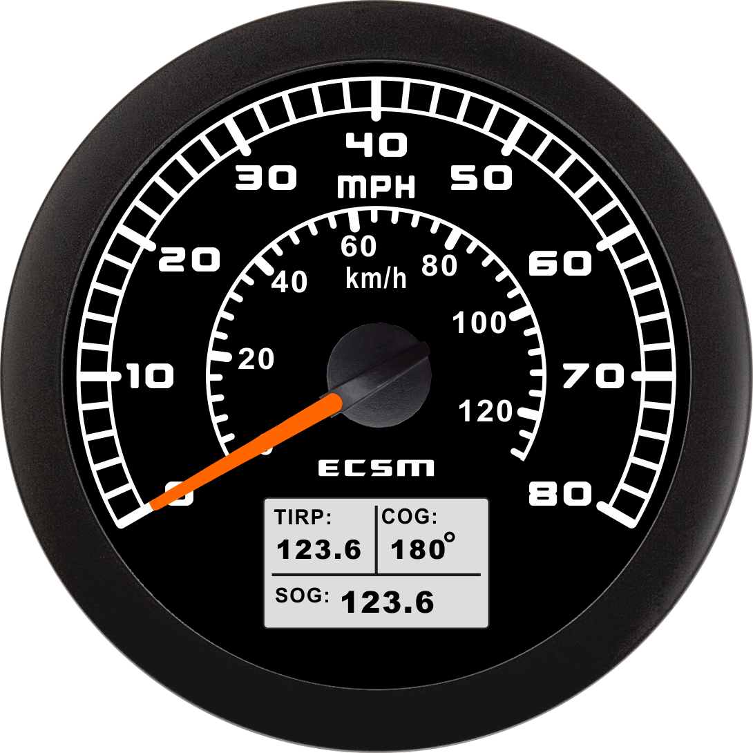 ECT-GPS speedometer 80MPH