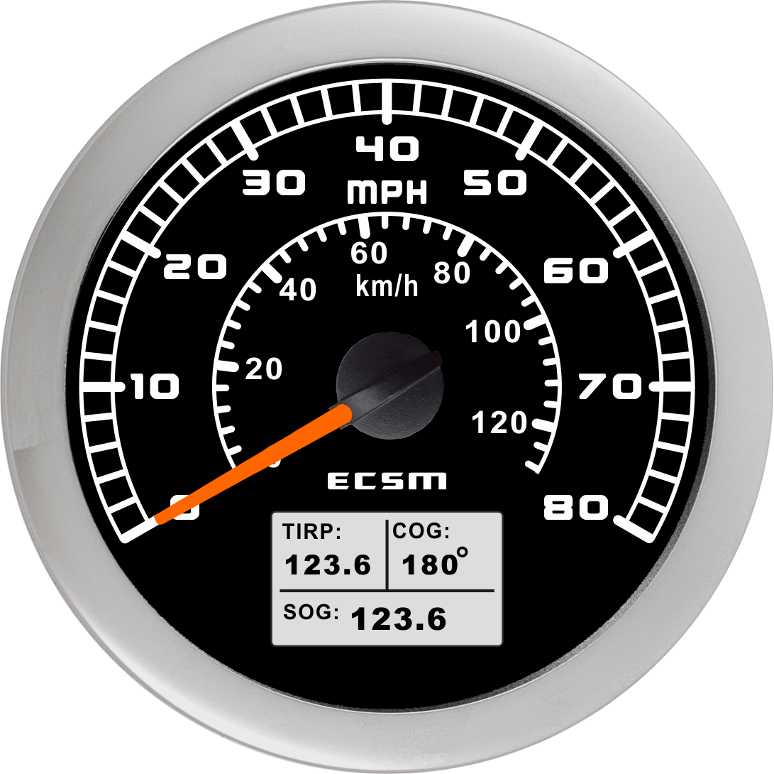 ECT-GPS speedometer 80MPH