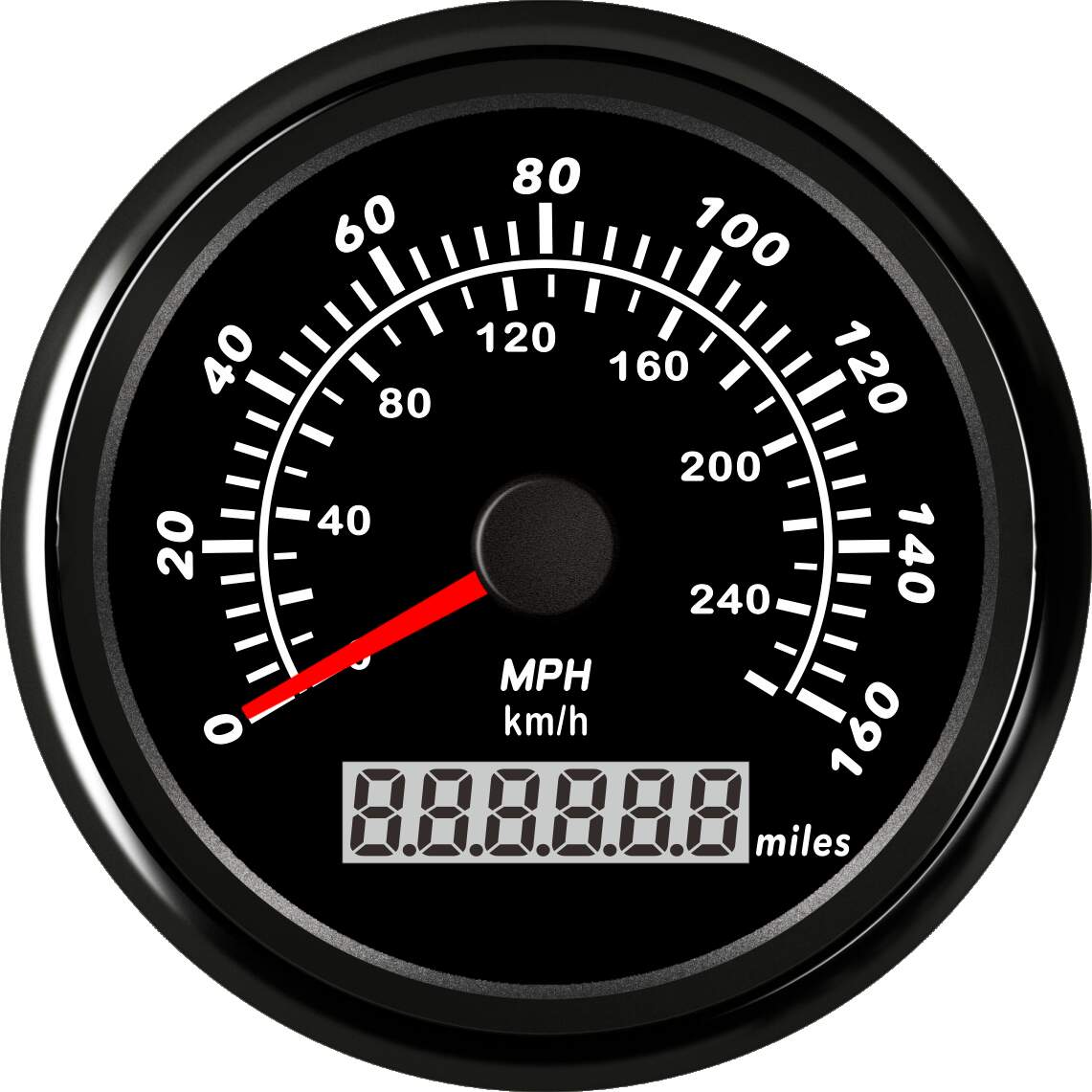 ECPC/ECPS-GPS speedometer 160 MPH